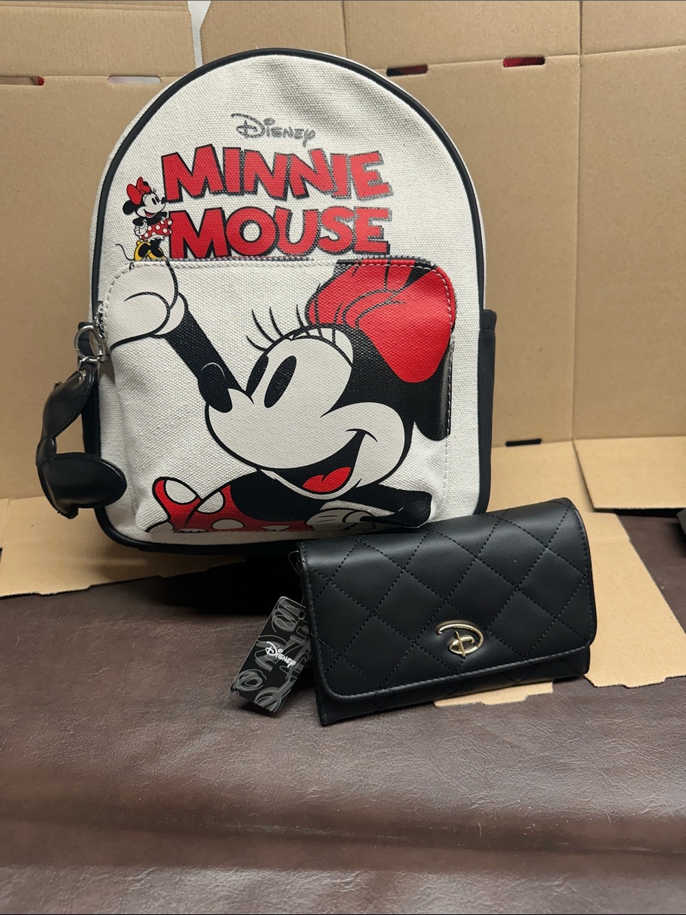 Primary Disney Minnie Mouse Backpack & Buckle-Down wallet